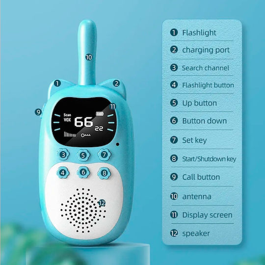 Παιδικά Walkie Talkies για 4+ Ετών 2τμχ