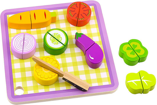 Tooky Toys Παιχνίδι Φρούτα & Λαχανικά από Ξύλο για 2+ Ετών 20τμχ