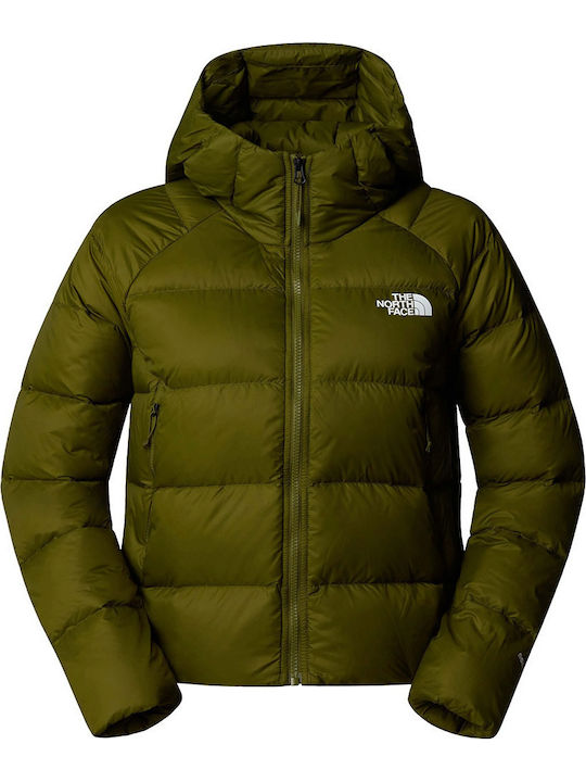 Hyalite Κοντό Γυναικείο Puffer Μπουφάν για Χειμώνα Forest Olive