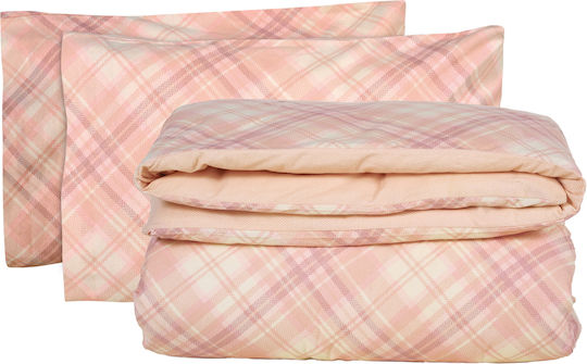 Das Home Sheet Sets Queen Flannel 240x260cm. Flannel 9638 Ecru, Nude 4pcs