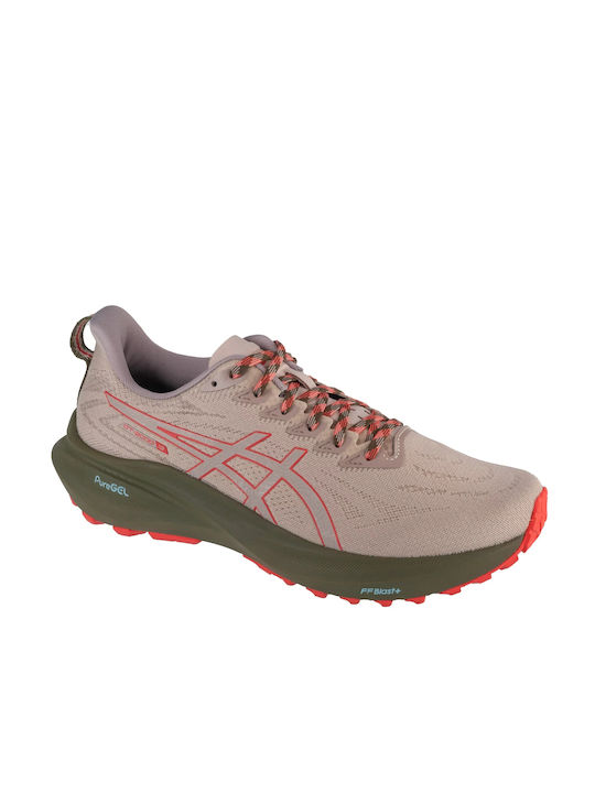 ASICS Gt-2000 13 Tr Ανδρικά Αθλητικά Παπούτσια Trail Running Μπεζ