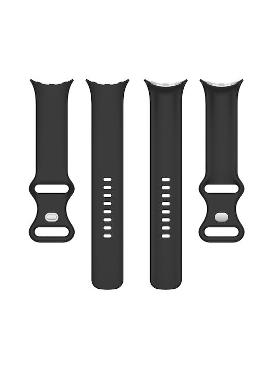 Techsuit Каишка Силикон Бордо (Google Pixel Watch 3 / 4 45мм)