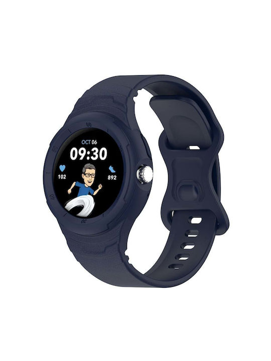 Techsuit Λουράκι Σιλικόνης Navy Μπλε (Google Pixel Watch 1 / 2 / 3 / 4 41mm)