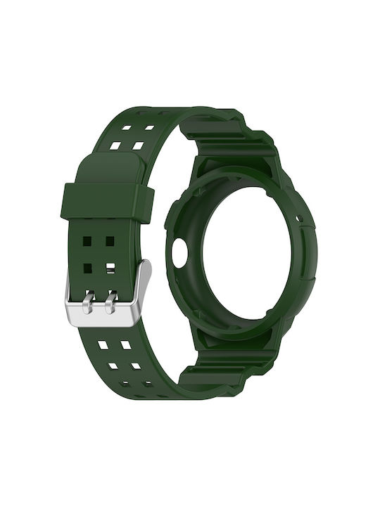 Techsuit Watchband Armband Silikon Grün (Google Pixel Watch 1 / 2 / 3 / 4 41 mm)