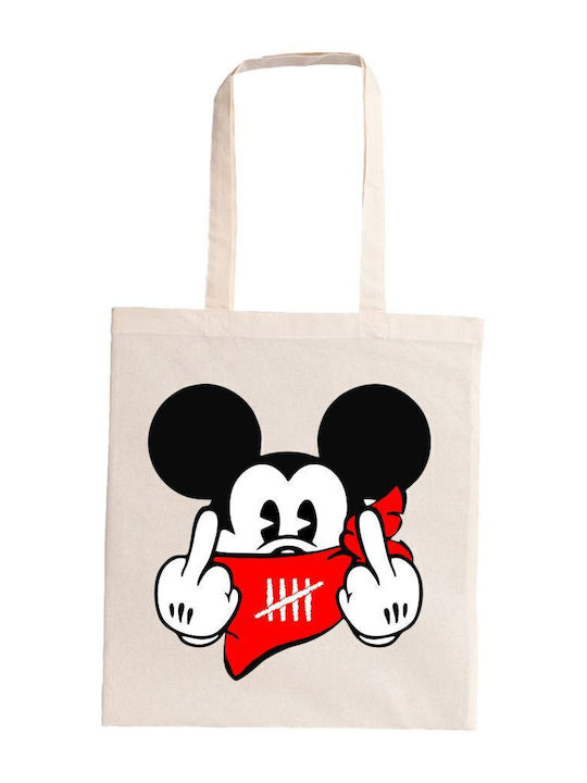 TKT Cotton Shopping Bag in White color