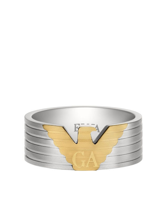 Emporio Armani Men's Steel Ring