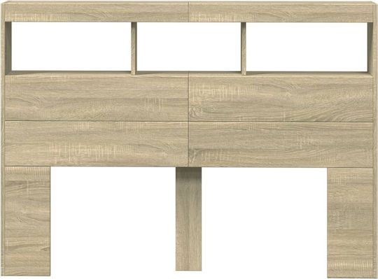 vidaXL Wooden Beige Bed Headboard
