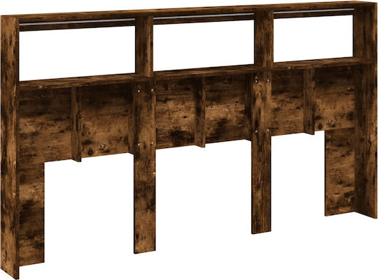 vidaXL Wooden Brown Bed Headboard