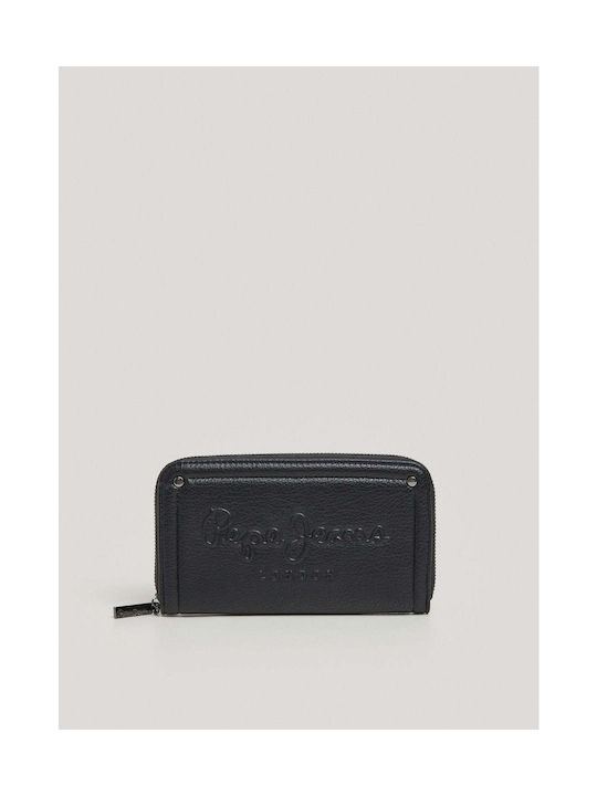 Pepe Jeans Large Leather Women's Wallet with RFID Black