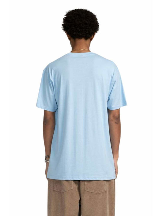 Santa Cruz Check Men's Short Sleeve T-shirt Light Blue