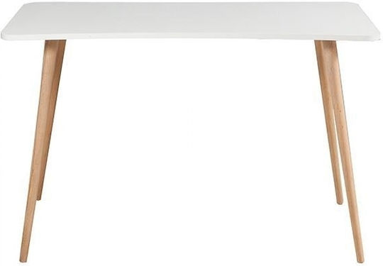 Schreibtisch Holz Weiß 60x40x73cm