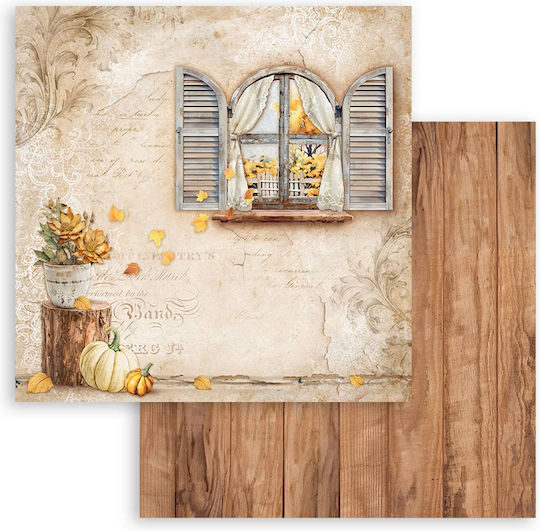 Скрапбукинг хартии 10бр 30.5×30.5см Stamperia Golden Harmony