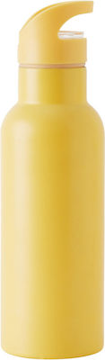 Maxwell & Williams Kids Water Bottle Thermos Stainless Steel Yellow 500ml