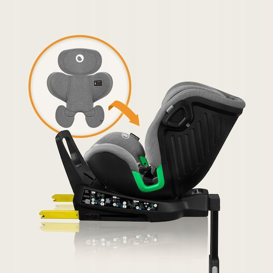 Lionelo Harmony Baby Car Seat i-Size with Isofix Green Olive Leather 0-36 kg