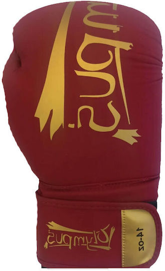 Olympus Sport Boxhandschuhe für Kampf Rot