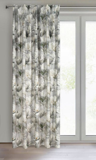 Eurofirany Sandy με Τρέσα Γκρι 140x300εκ.