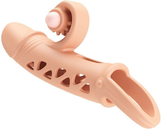 Boss Of Toys Extensie De Penis Cu Vibrație Flesh