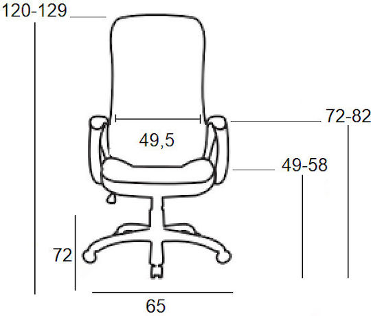 Zita Plus A8960 Διευθυντική Μαύρη