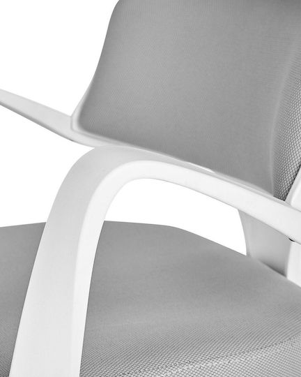 Beliani Lumarko Καρέκλα Γραφείου White And Gray
