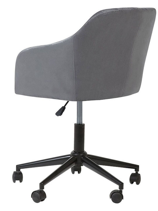 Beliani Office Chair with Arms Grey