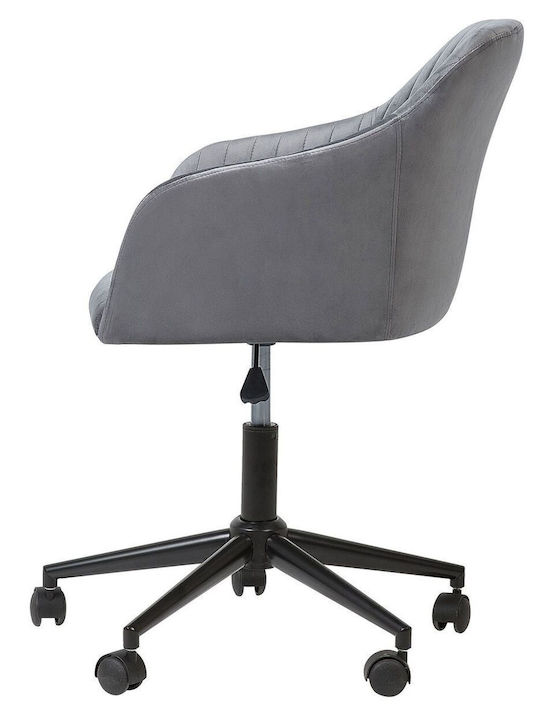 Beliani Office Chair with Arms Grey