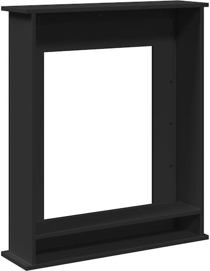 vidaXL Предност на камината 75x75см