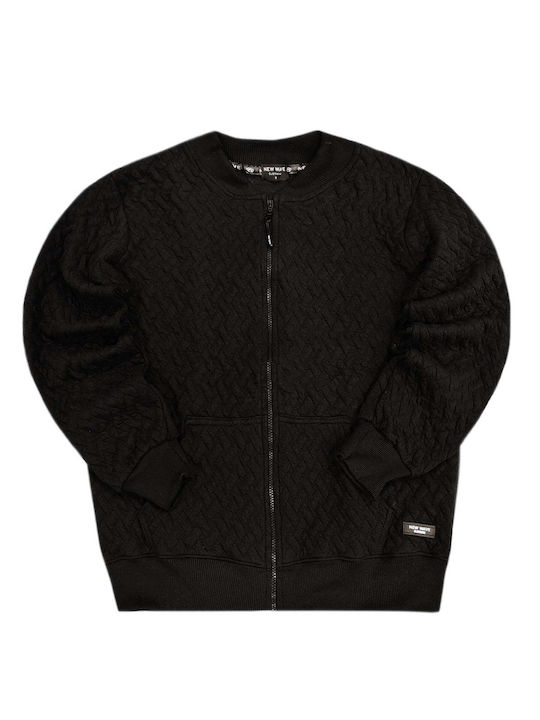 New Wave Men's Sweatshirt Jacket black