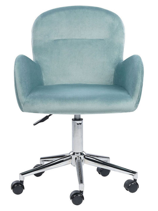 Beliani Office Chair with Fixed Arms Mint