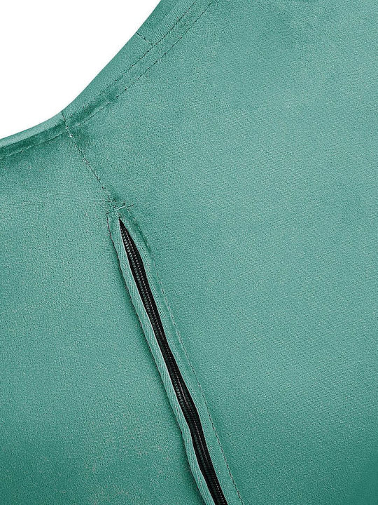 Beliani Office Chair with Fixed Arms Green