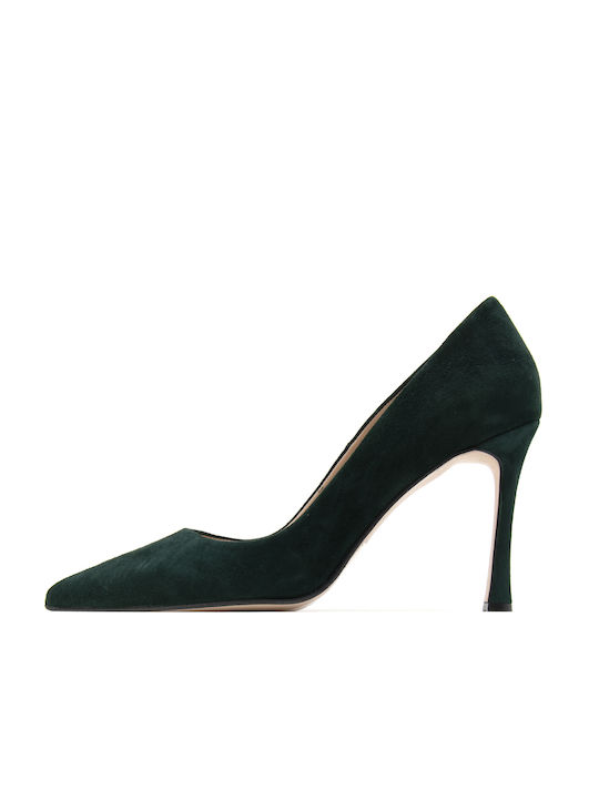 Mourtzi Suede Green High Heels