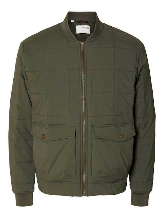3 σε 1 Χειμωνιάτικο Μπουφάν Puffer Αδιάβροχο Green