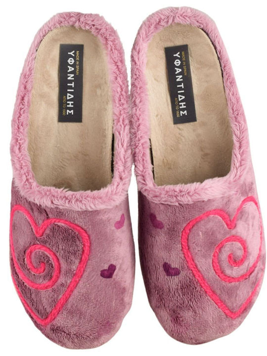 Yfantidis Anatomical Women's Slippers in Lilac color