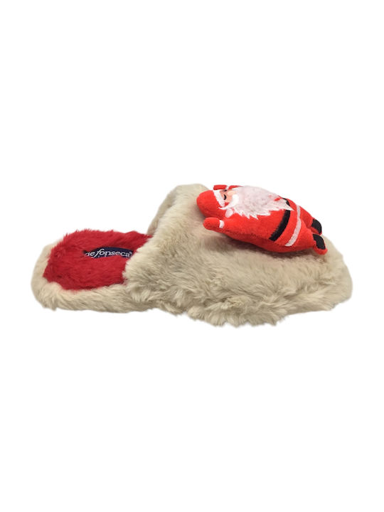 De Fonseca Roma Top I Winter Women's Slippers in Beige color