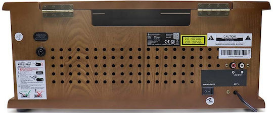 Soundmaster NR560 Πικάπ με Προενίσχυση και Ενσωματωμένα Ηχεία Καφέ