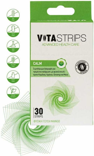 Vitastrips Calm Συμπλήρωμα για το Άγχος 1τμχ Mango