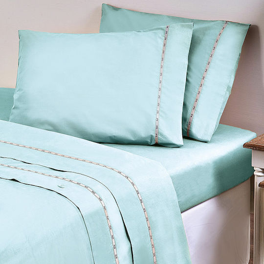 19V69 Υπέρδιπλη 230x250cm Colori Aqua Γαλάζια 19V69 Υπέρδιπλη 230x250cm Colori Aqua Γαλάζια