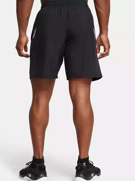 Under Armour Αθλητική Ανδρική Βερμούδα Μαύρη