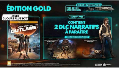 Star Wars Outlaws Gold Edition PS5 Game (French Cover)