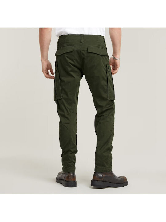 Rovic Trousers Cargo Elastic in Regular Fit Khaki