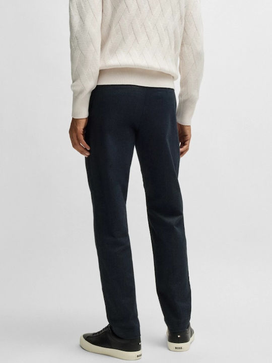 Hugo Boss Pantaloni pentru bărbați Chino Dark Blue