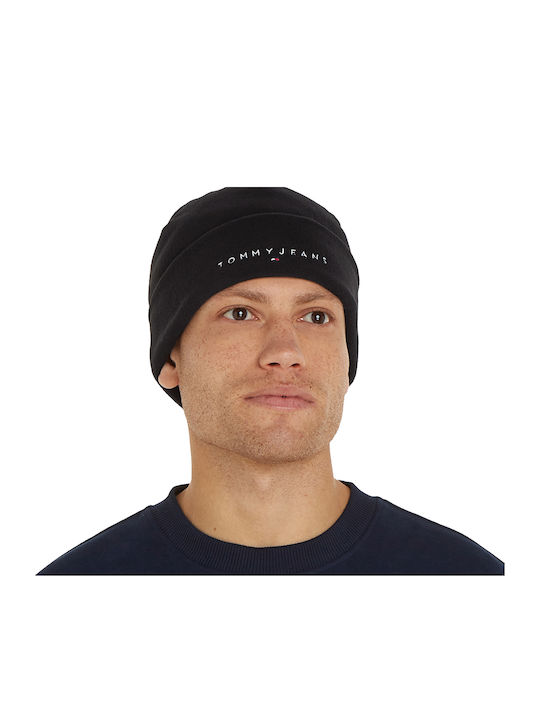 Beanie Unisex Fleece Beanie Knitted in Black color