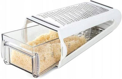 Aria Trade Inox Cheese Grater with Container