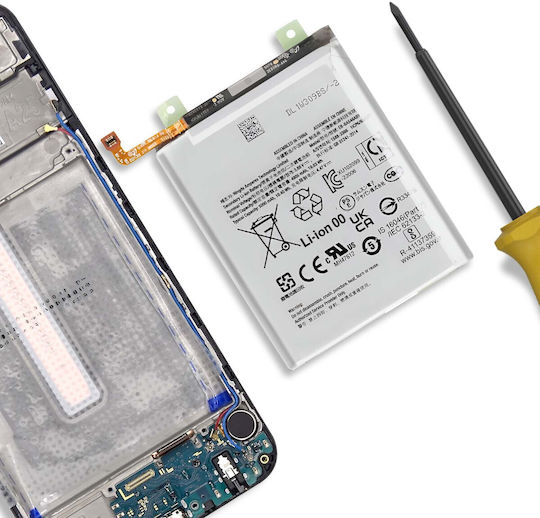 Clappio Internal Battery Samsung Galaxy A25 5G 5000mAh EB-BA546ABY White