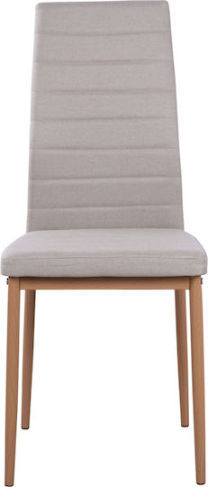 Lady Stühle Speisesaal Beige 4Stück 40x48x95cm