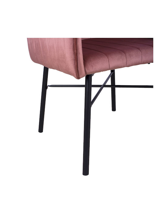Allysa Dining Room Velvet Armchair Rotten Apple 57x58x88cm 2pcs