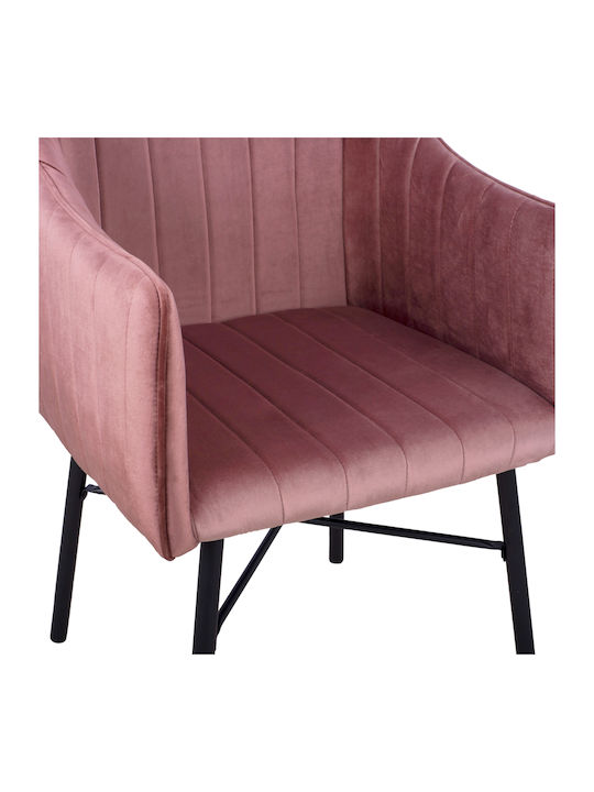Allysa Dining Room Velvet Armchair Rotten Apple 57x58x88cm 2pcs