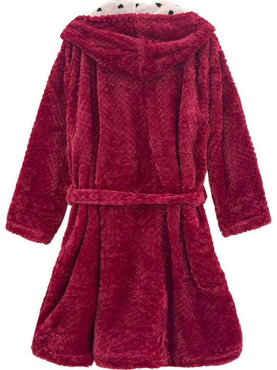 Ustyle Winter Damen Robe Burgundisch