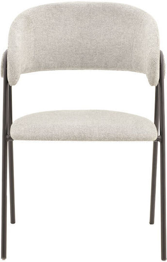 Rachele Scaune Sala de mese Gri deschis 1buc 52x53x83buc