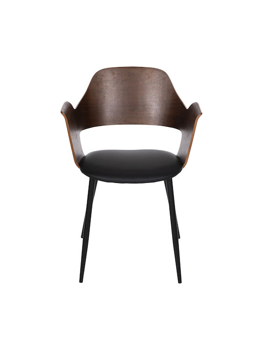 Velp Dining Room Wooden Armchair Black