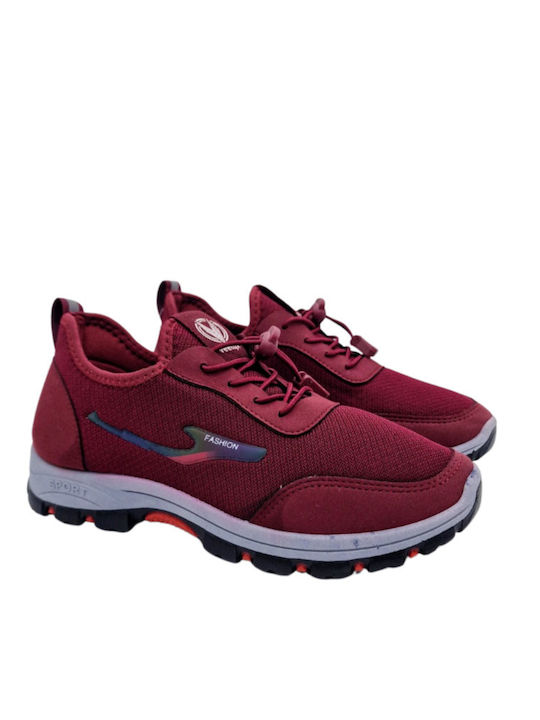 Damen Sneakers Bordeaux